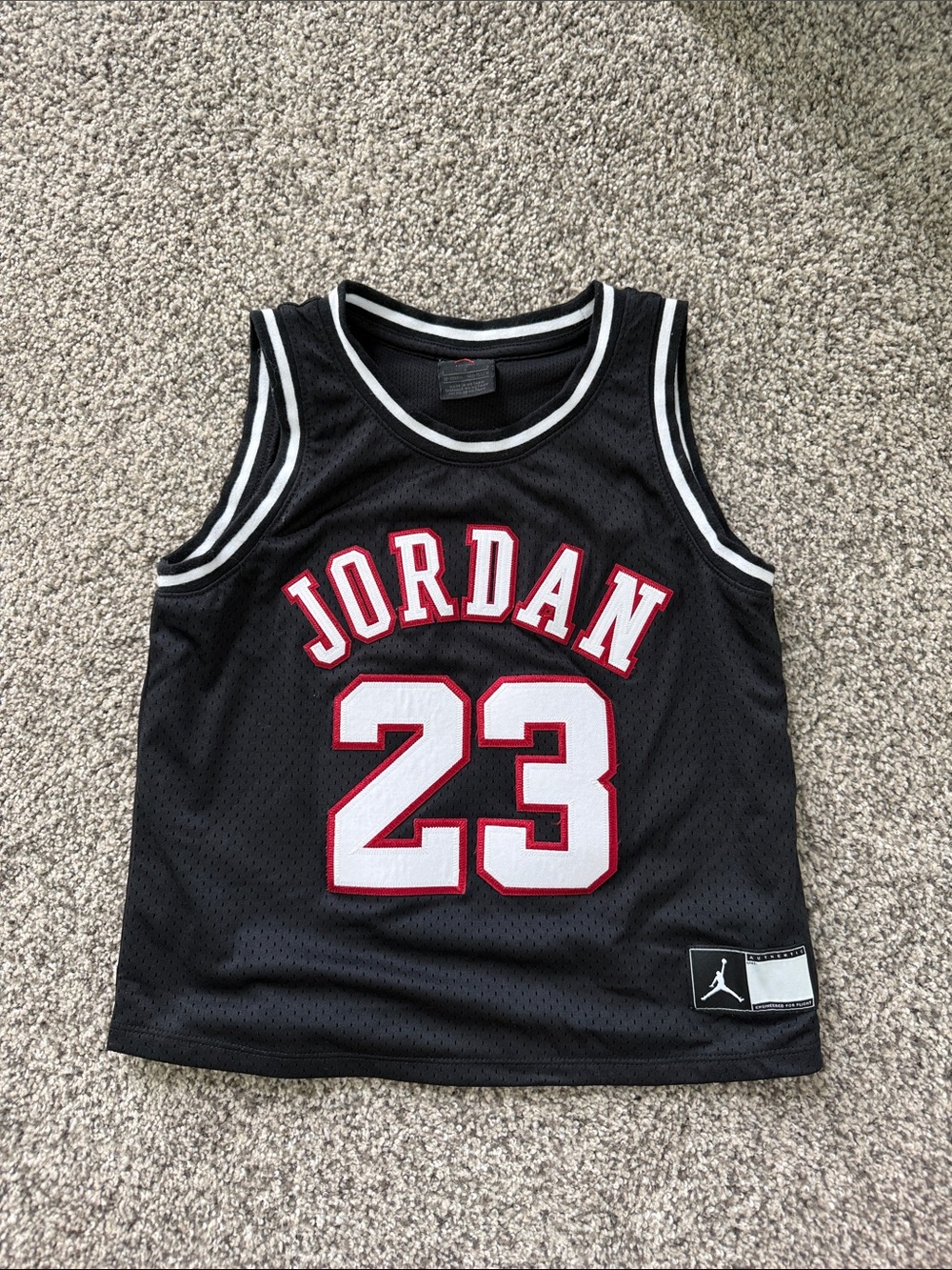 Jordan Girls Cropped Jersey - Youth Large